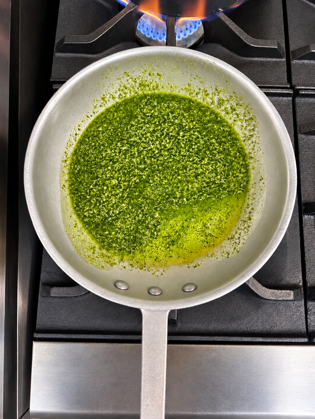 Cup of Pesto.
