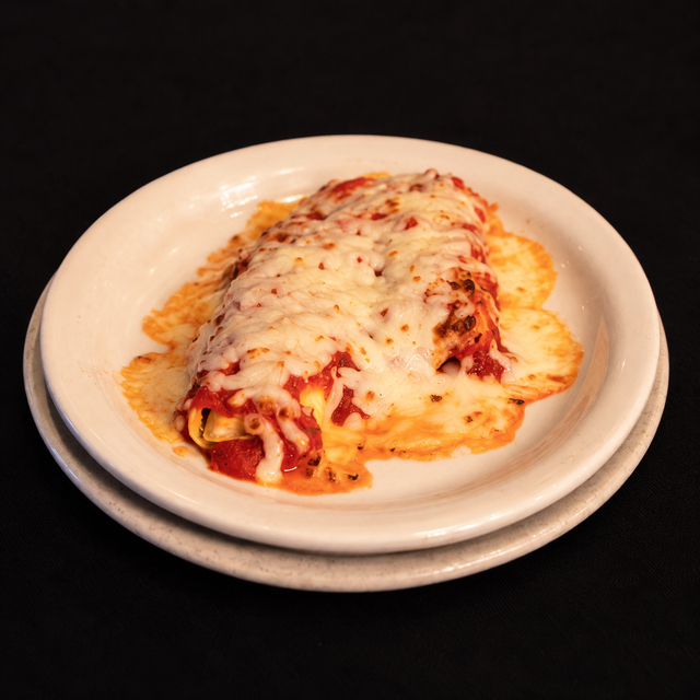 Baked Manicotti.