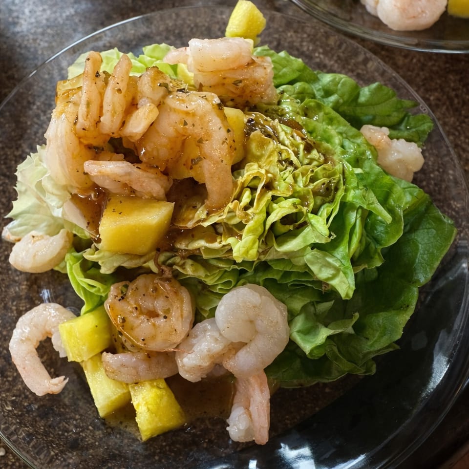 Individual shrimp salads