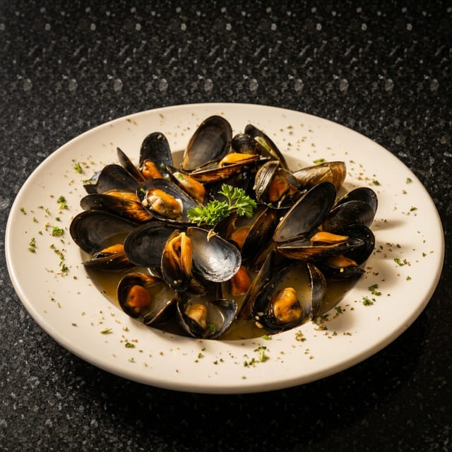 Clams or Mussels Oreganata Appetizer.