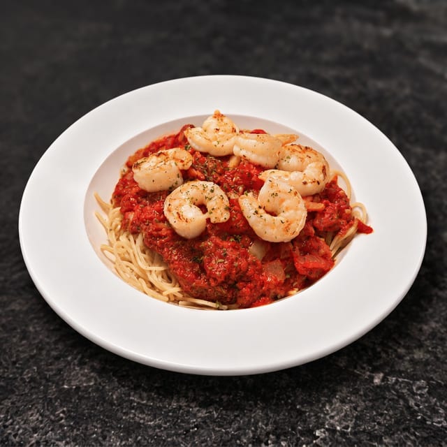 Cacciatore Sauce • 6 Grilled Shrimp.