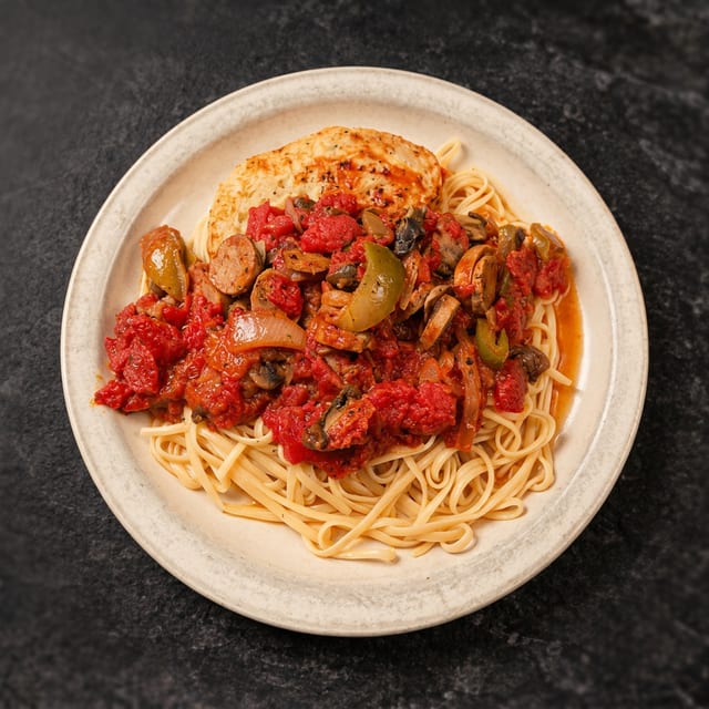 Cacciatore Sauce • Sausage.